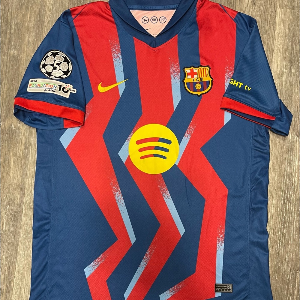 Raphinha Barcelona 4th 2025/26 Kit 11 Nike UCL #raphinha - Picture 2 of 3